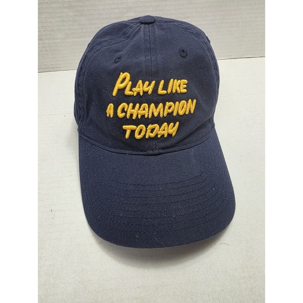 Under Armour Play Like A Champion Today Navy Blue Adjustable Baseball Cap Hat